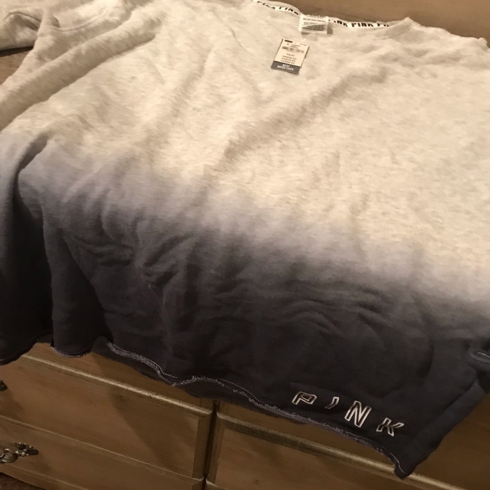 NWT 18 VS Pink perfect dyed sweater xs